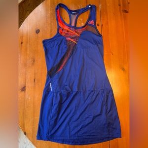 Adidas Adizero 2013 US Open Tennis Dress - Women’s - Navy & Red - Medium